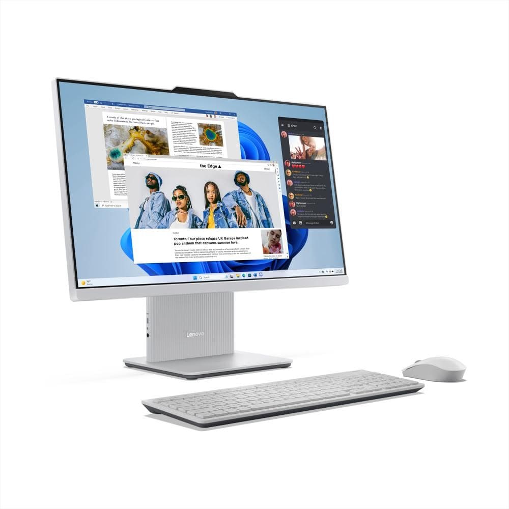 Computador All in One Lenovo IdeaCentre AIO 24IRH9 Intel Core i7-13620H 16GB 512GB SSD Windows 11 Pro - F0HN00UGBO Cloud Grey