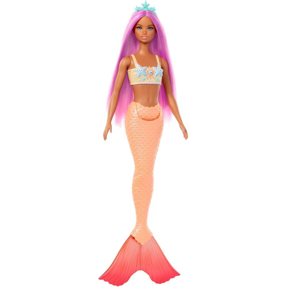 Barbie – Boneca Sereia Laranja - Mattel