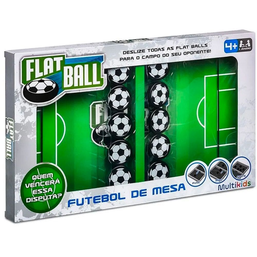 Flatball Futebol de Mesa Multikids