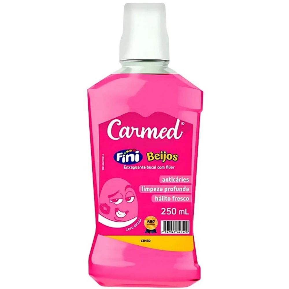 Enxaguante Bucal Carmed Fini Beijos 250ML Cimed
