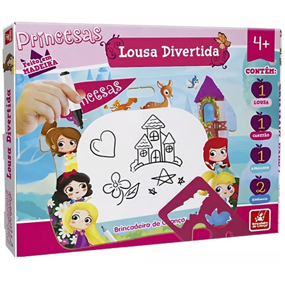 Lousa Divertida  Brincadeira de Criança Princesas