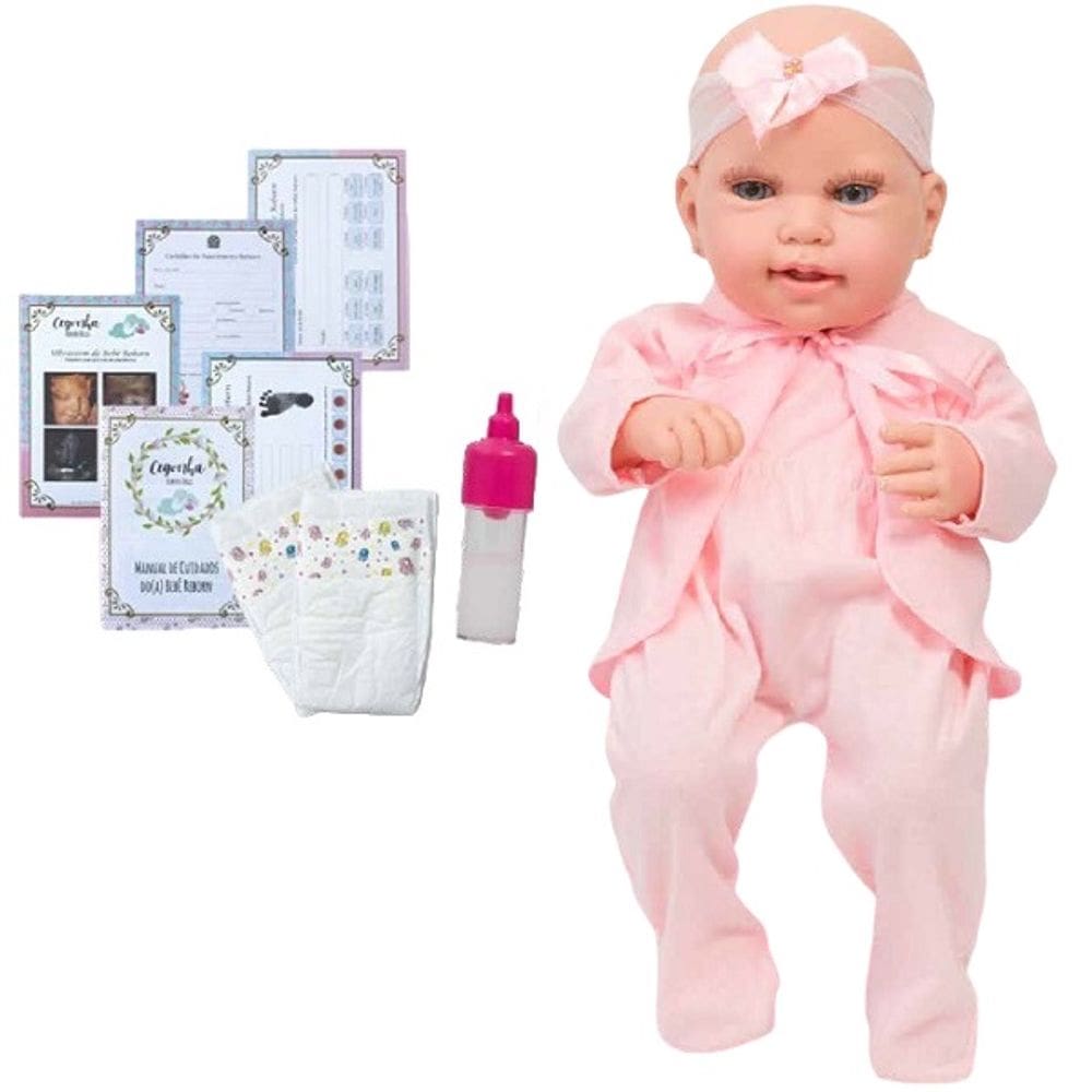 Boneca Bebe Reborn Larinha Pagao