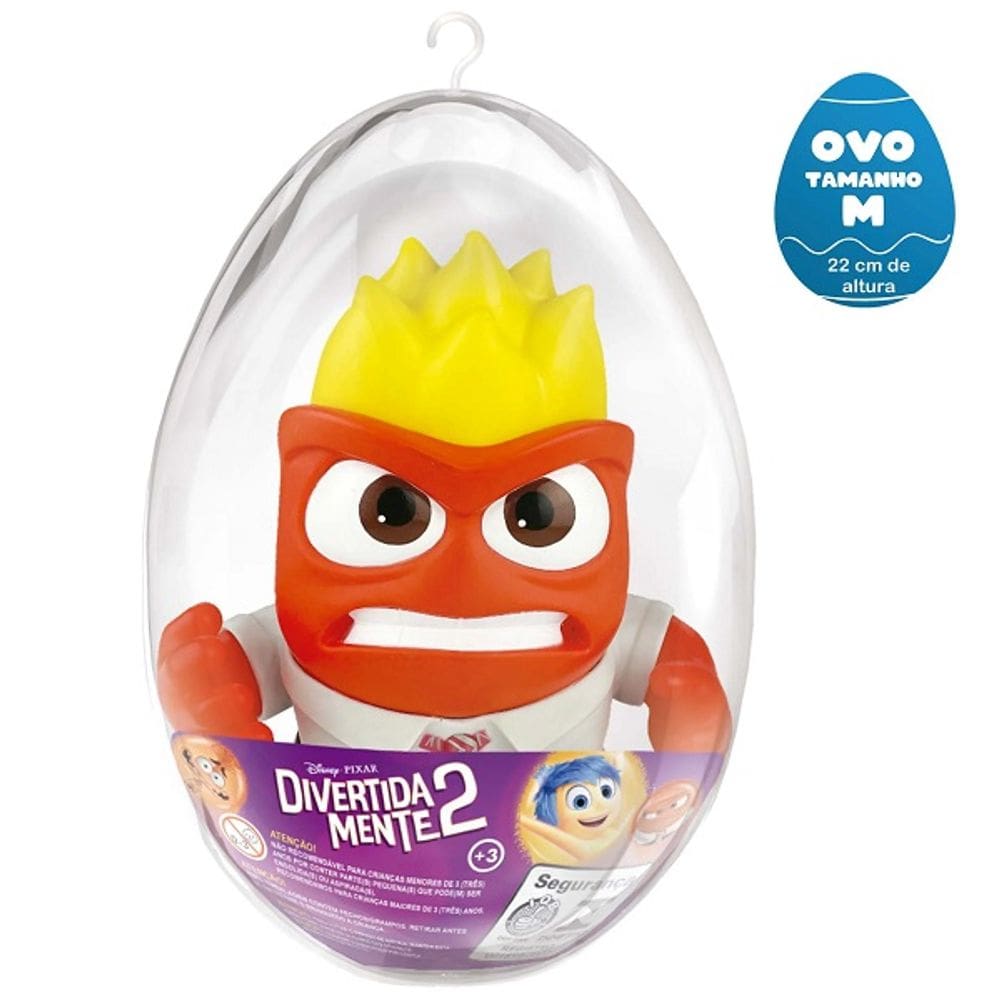 Boneco NO OVO Raiva 22CM Coleçao Divertida Mente II Lider