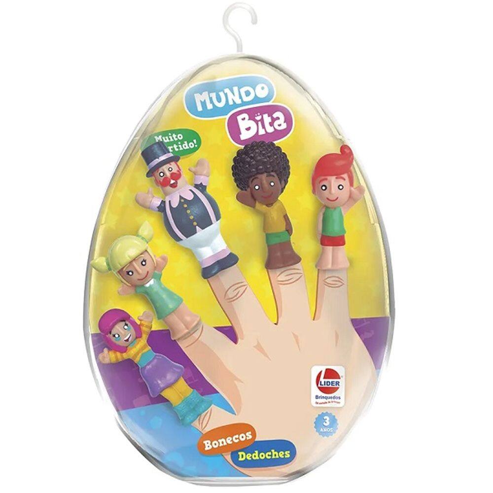 Boneco NO OVO Dedoche Mundo Bita Lider