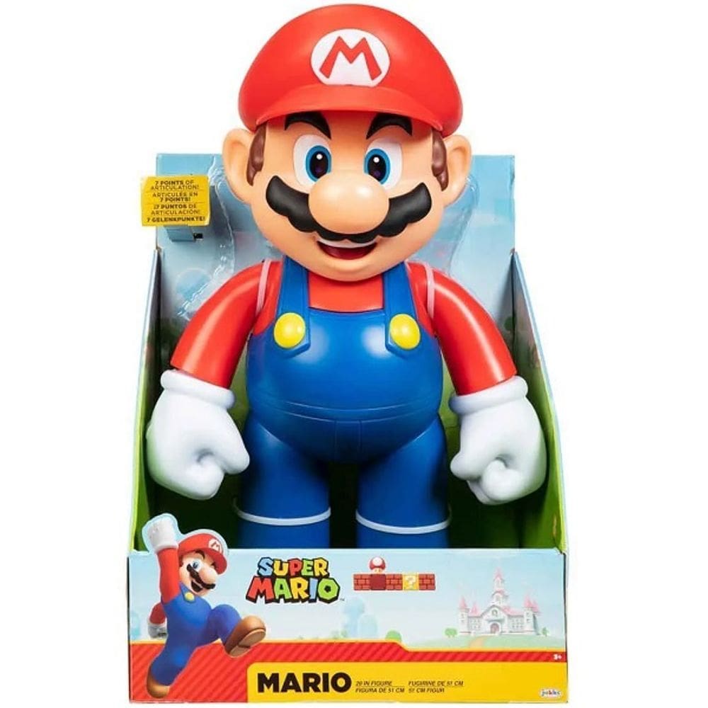 Boneco do Mario Gigante 51CM Super Mario SUNNY