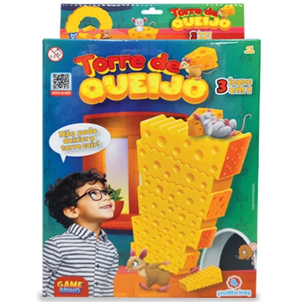 Jogo Torre de Queijo Polibrinq