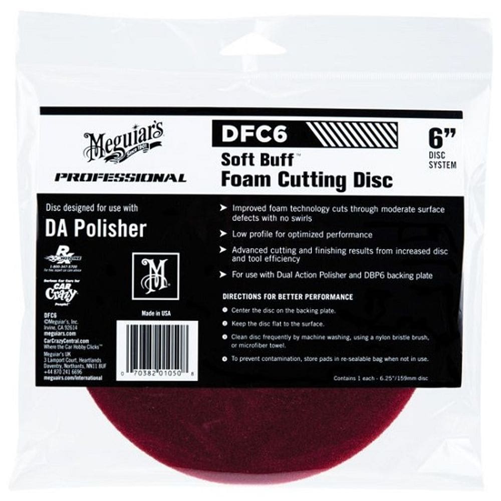 Meguiars DFC6 da Foam Cutting DISC 6