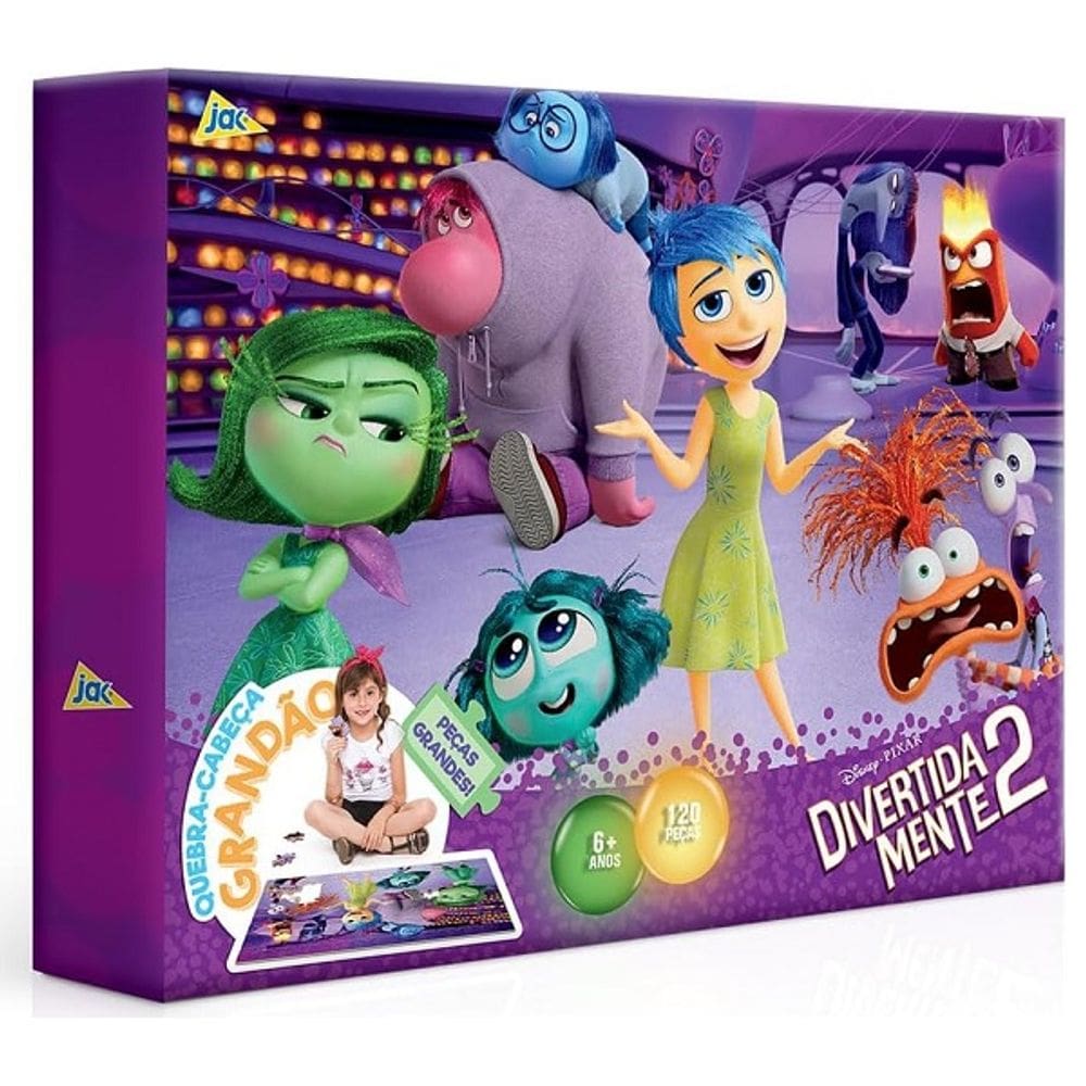 QUEBRA-CABEÇA Grandao 120 Peças Divertidamente 2