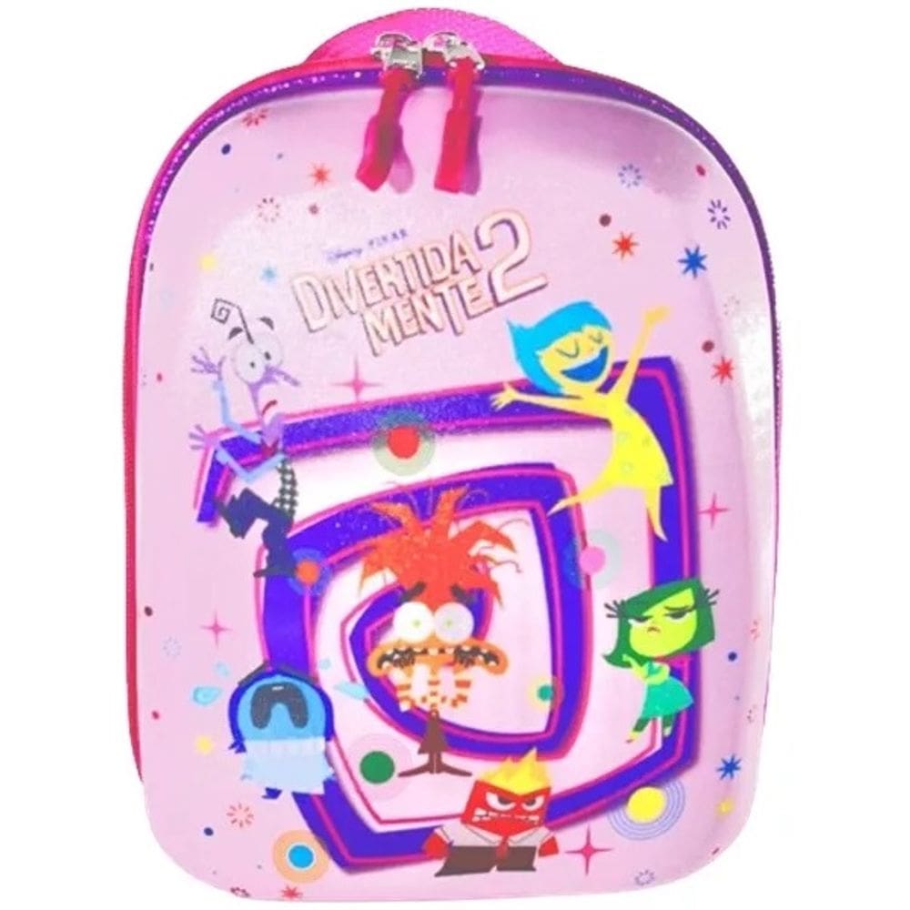 Lancheira Infantil Divertidamente Roleta Rosa