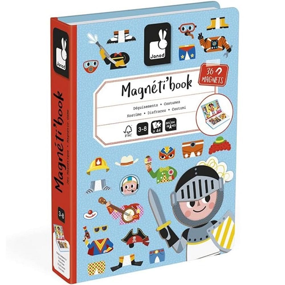 Livro Magnetico Festa a Fantasia 44 Pecas