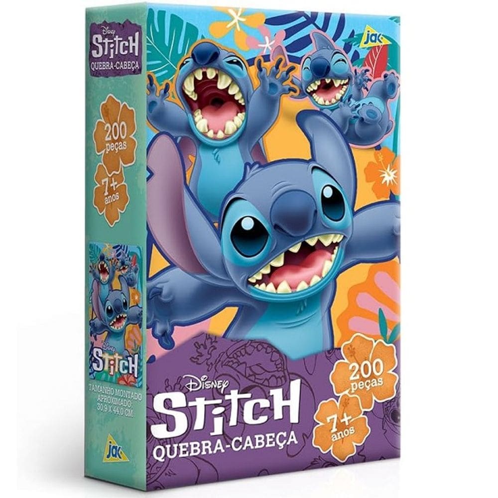 QUEBRA-CABEÇA 200 Peças STITCH