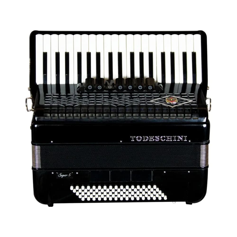 Acordeon Todeschini 80 Baixos Vermelha