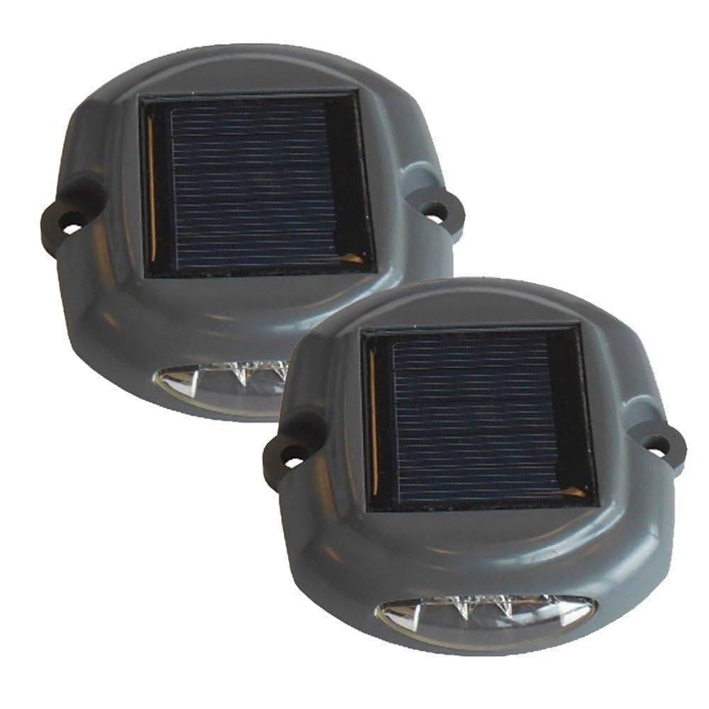 Pacote com 2 unidades Solar Dock & Deck Light Dock Edge Docklite