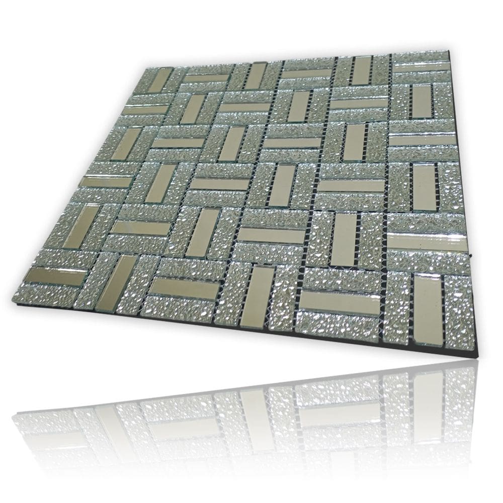 Pastilha De Vidro Autocolante Parede Sala Cozinha Banheiro Lavabo Sala Requintado Moderna Decorativa Aplicacao Facil