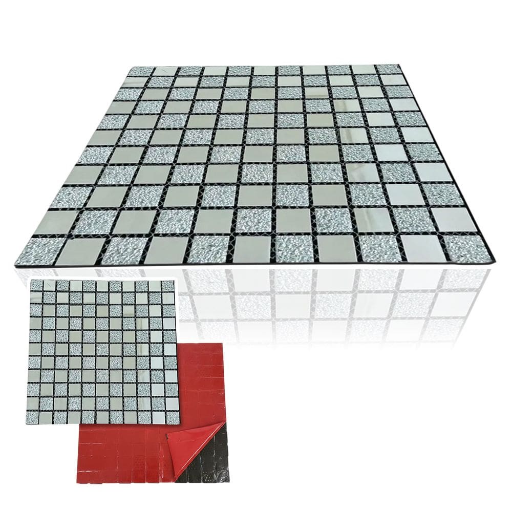 Pastilha De Vidro Adesiva Para Parede Cozinha Lavabo Banheiro Sala Decorativa Requintado Moderna Reforma Aplicacao Facil