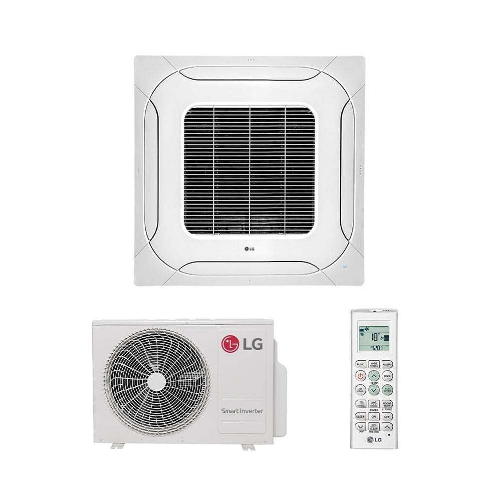 Ar Condicionado Split Cassete - Inverter R-32 - LG - 24.000 BTUs - Quente/frio - 220V Monofásico