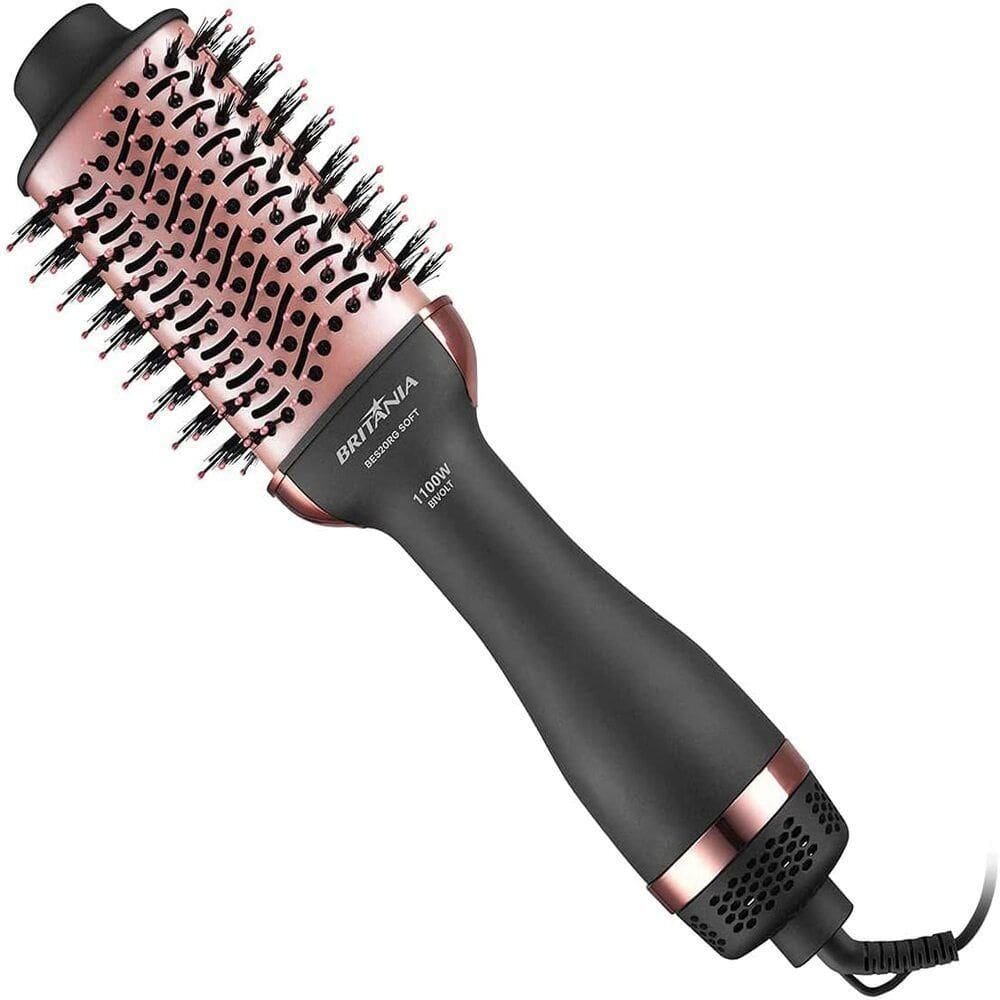 Escova Secadora Alisadora Soft 1100W Britânia Bes20rg Bivolt