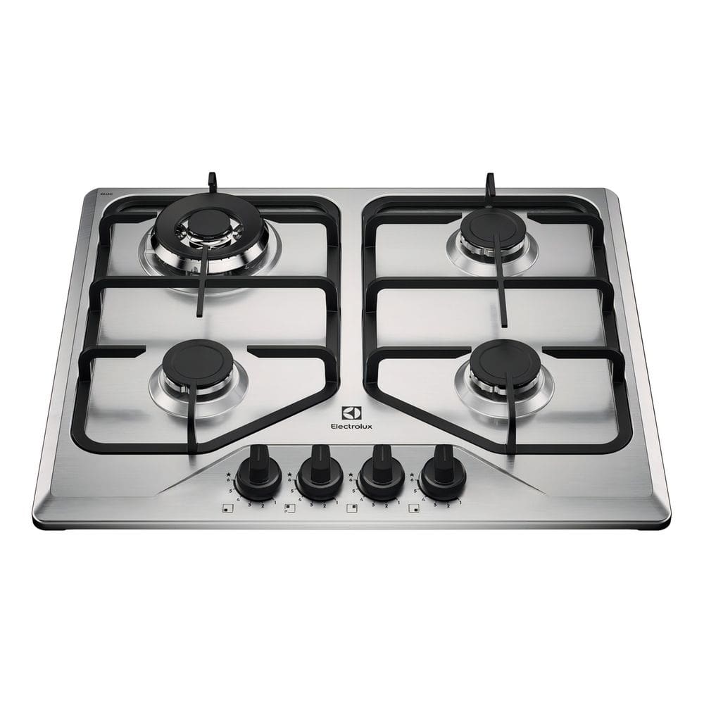 Cooktop 4 Bocas A Gas Experience Cook Pro Inox - Electrolux Preto 127/220v