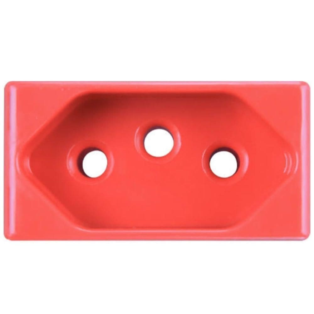 Módulo Tomada 2p+t 20 Ampères 250 Volts Vermelho 57115039 Tramontina Módulo Tomada 2p+t 10 A 250