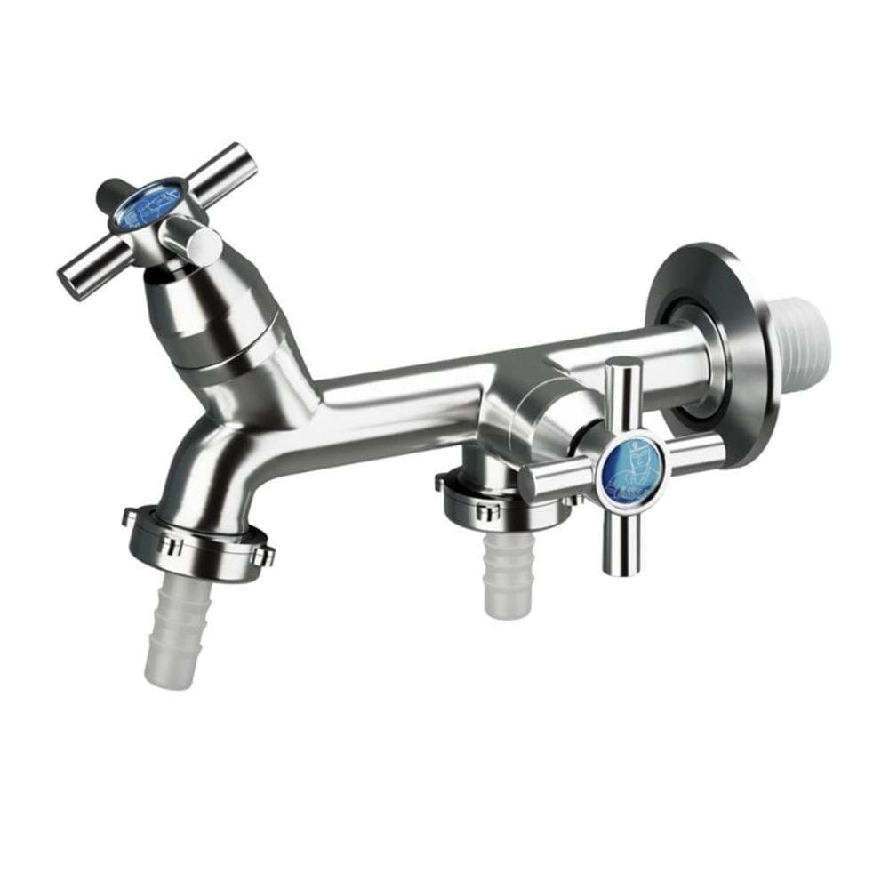 Torneira Abs Para Tanque E Máquina De Lavar Plastilit Cromado