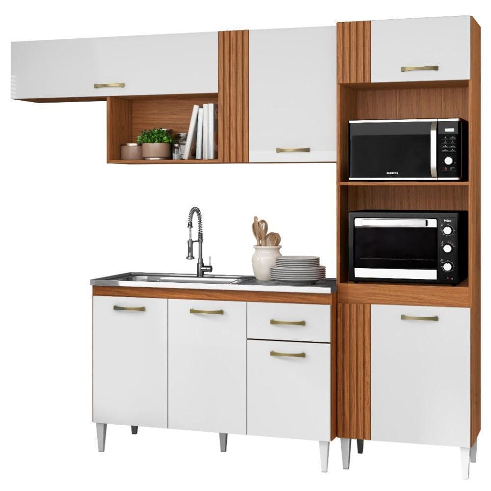 Cozinha Modulada Balcao Pia 240cm ARMoveis
