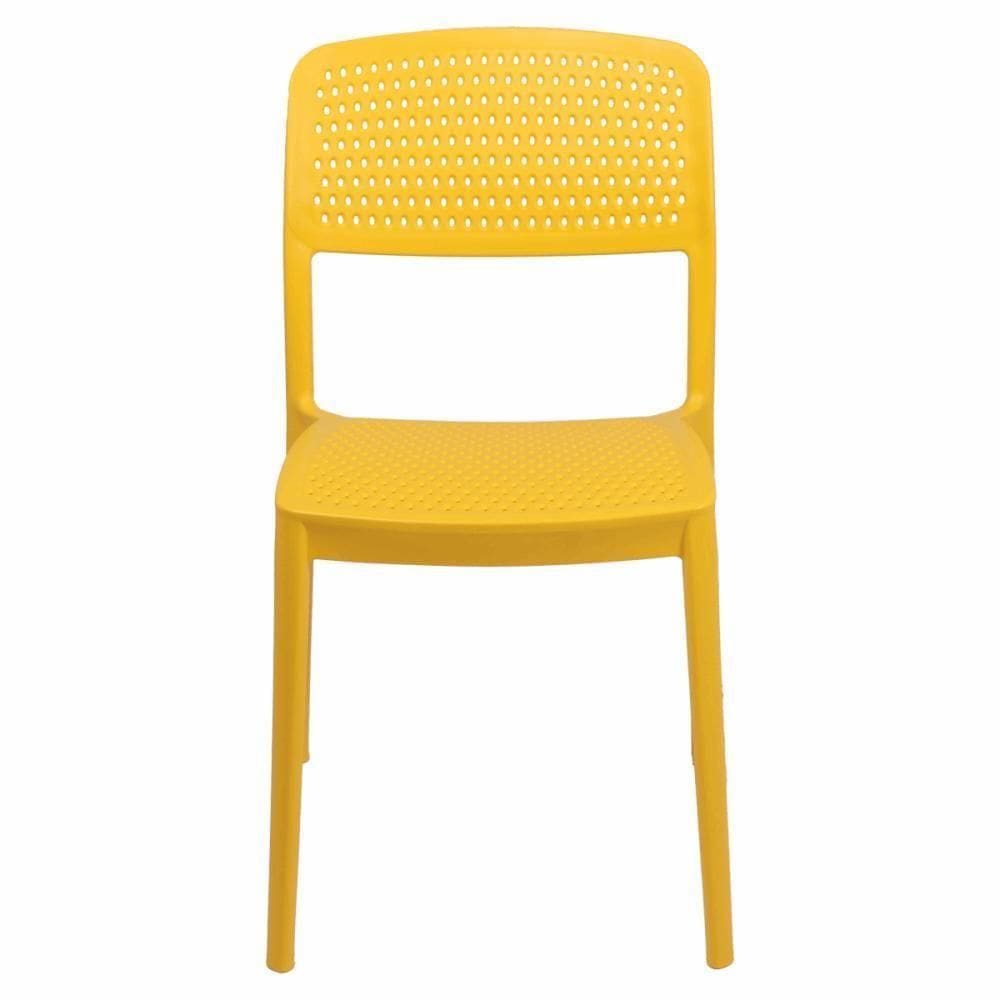 Cadeira Tramontina Serena Em Polipropileno Cor Amarela 92096000