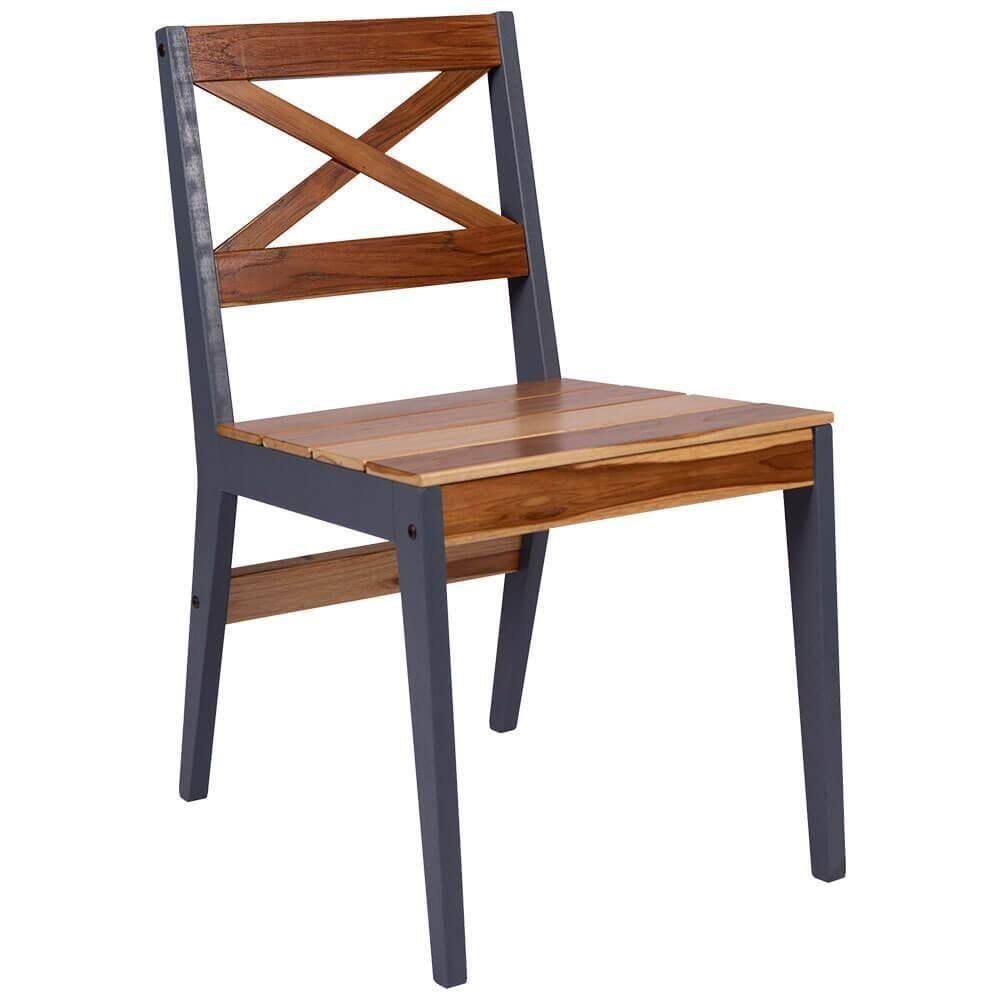 Cadeira Tramontina Mistral Em Madeira Teca E Tauari Com Acabamento Envernizado 14560051