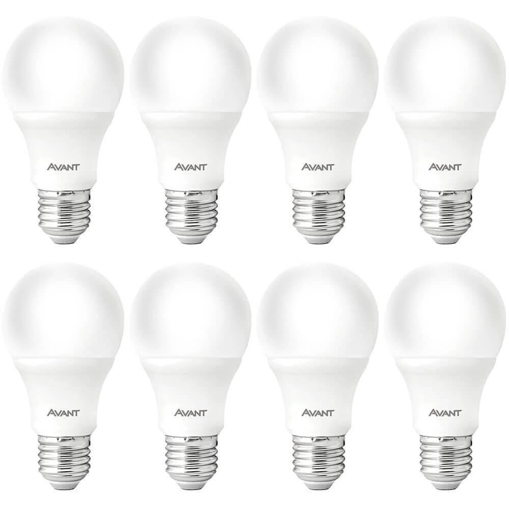 Kit 8 Lâmpadas Pera Led (a60) 15w He1350 Avant Base E27 Bivolt Br6500k - Cód 276151370