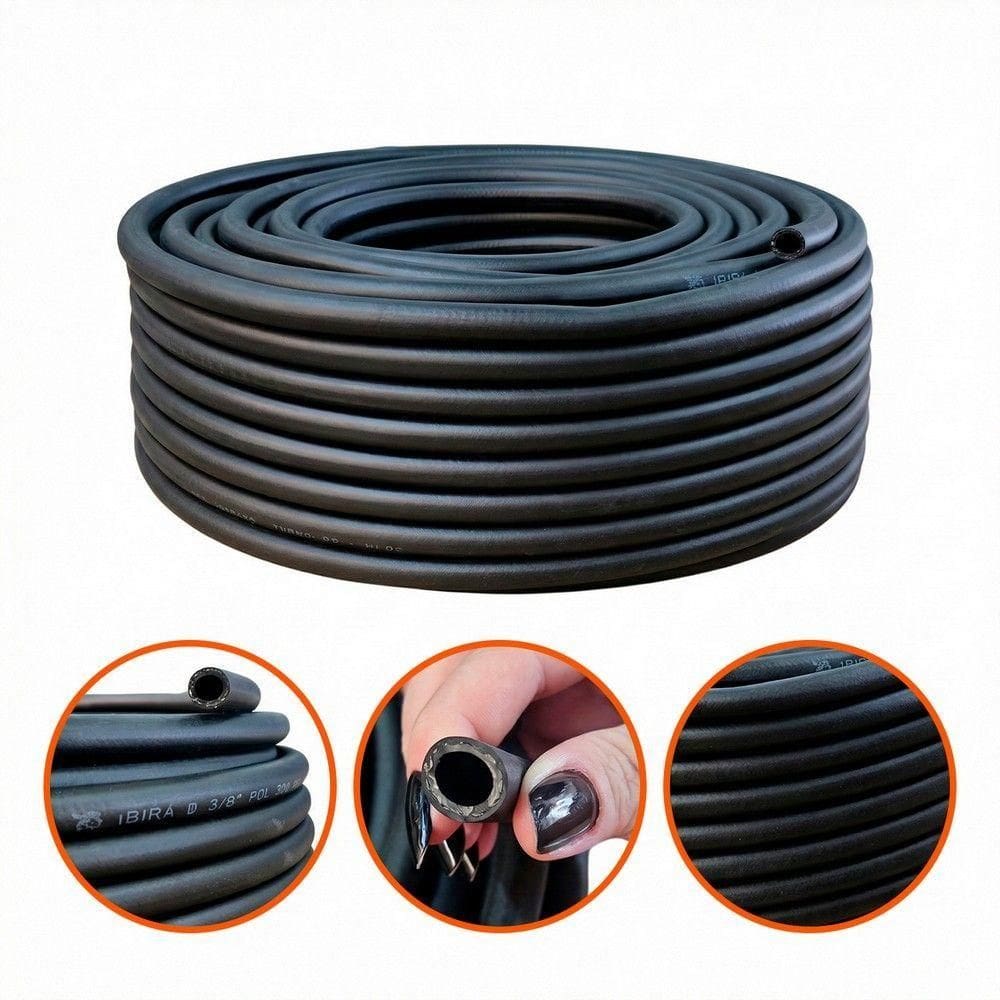 10mts Mangueira 3/8” De Alta Pressão Ar / água Para Compressor E Lavadora