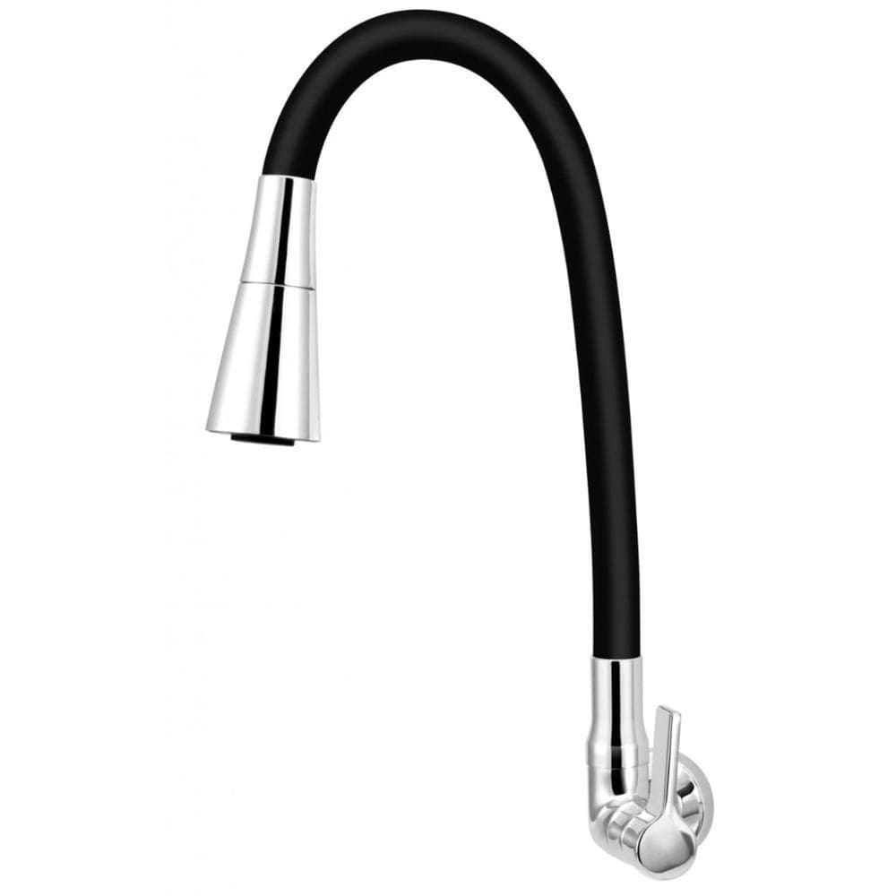Torneira Para Cozinha com Ducha Cromado de Parede C62 Vtp622cwb Esteves Torneira Para Cozinha Cl