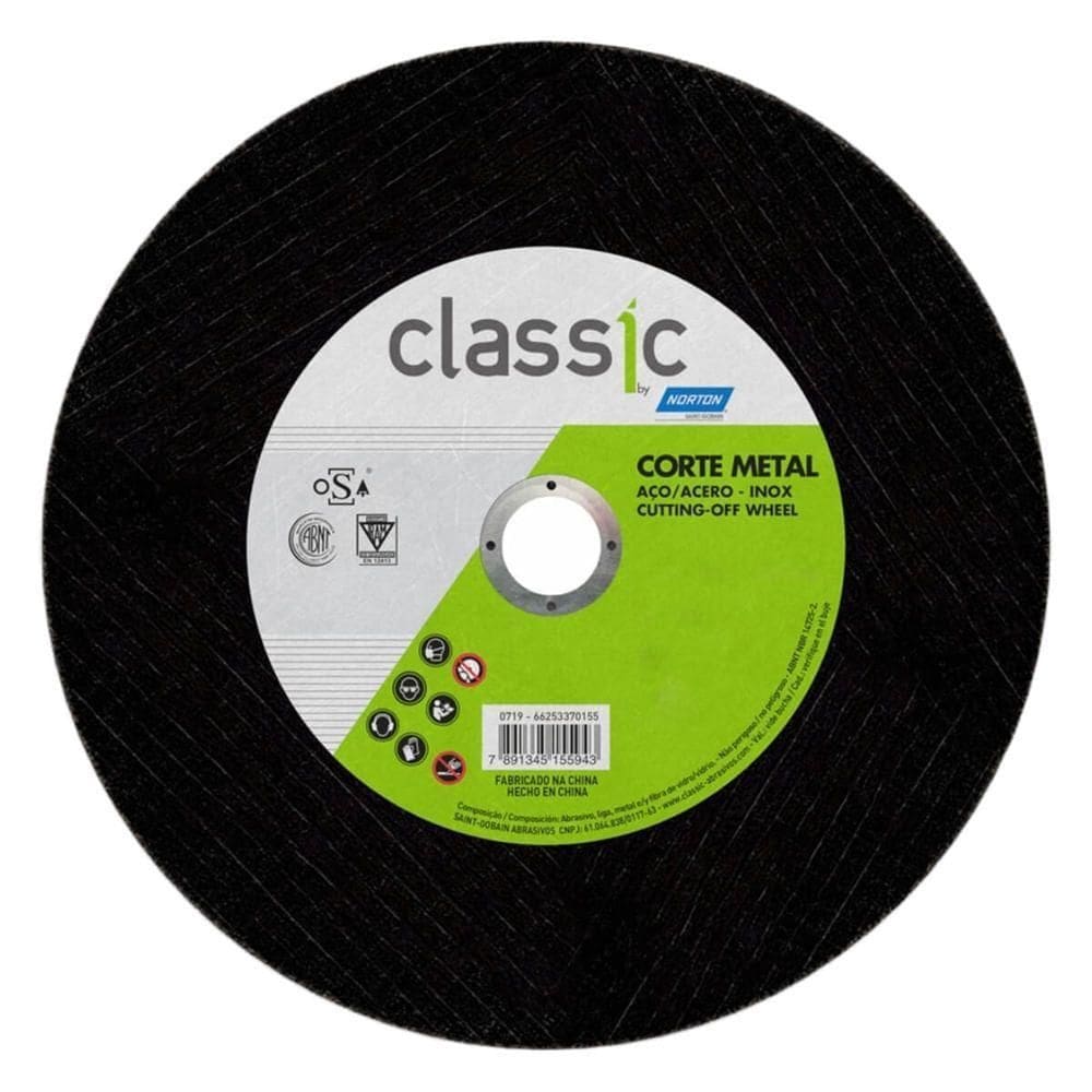Disco de Corte Classic Ar302 Para Máquina Estacionária Norton Disco de Corte Classic Ar302 2 Tela