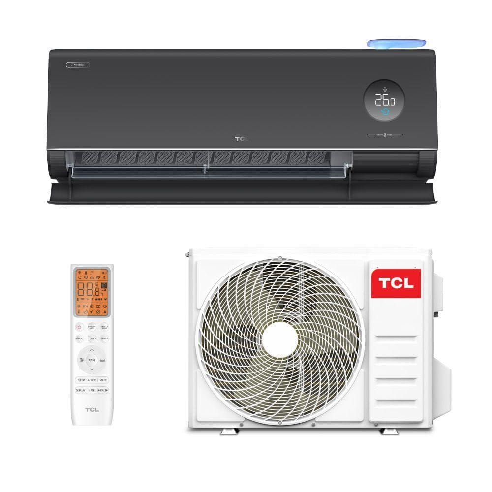 Ar Condicionado Split Hi Wall TCL FreshIN 3.0 Inverter Preto 18.000 BTUs Frio 220V R-32