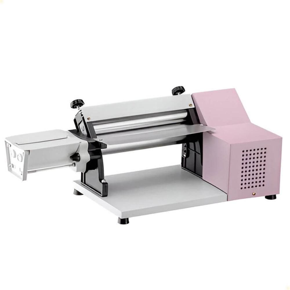 Cilindro Laminador Elétrico Malta 28 Cm Com Cortador De Talharim Rosa 110V 3117004