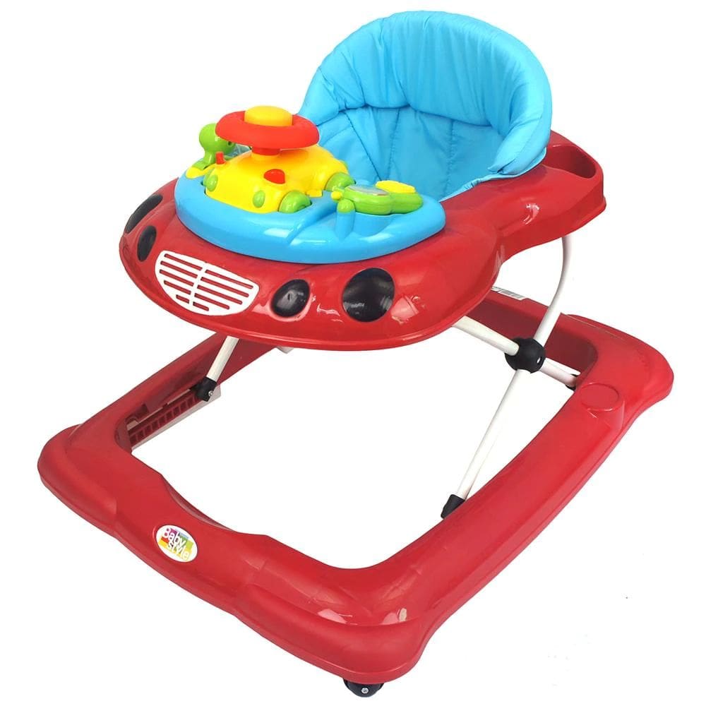 REEMBALADO: Andador Infantil Baby Style Car Tapizum – Vermelho