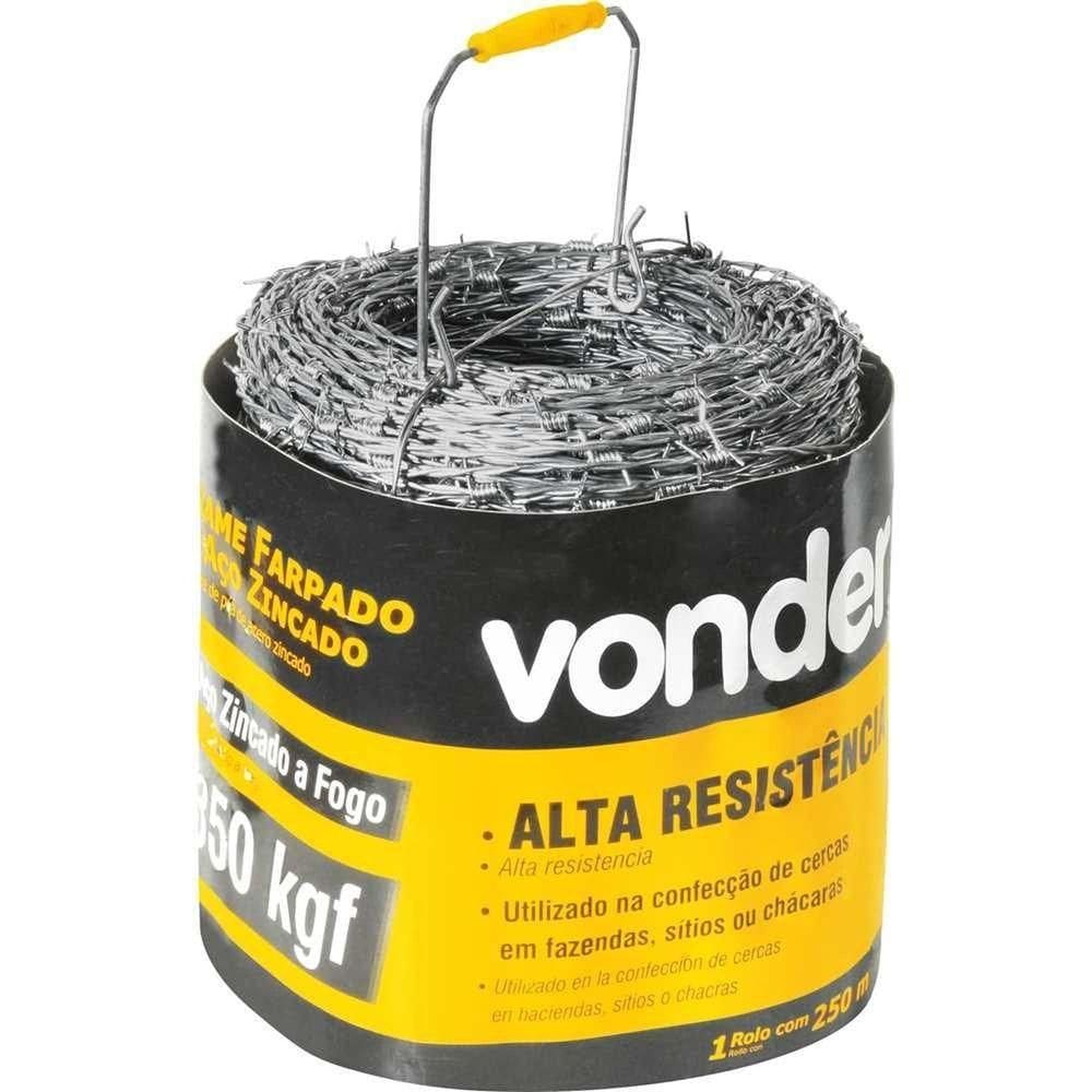 Arame Farpado 350 Kgf, 250 M, Vonder Ostenvonder