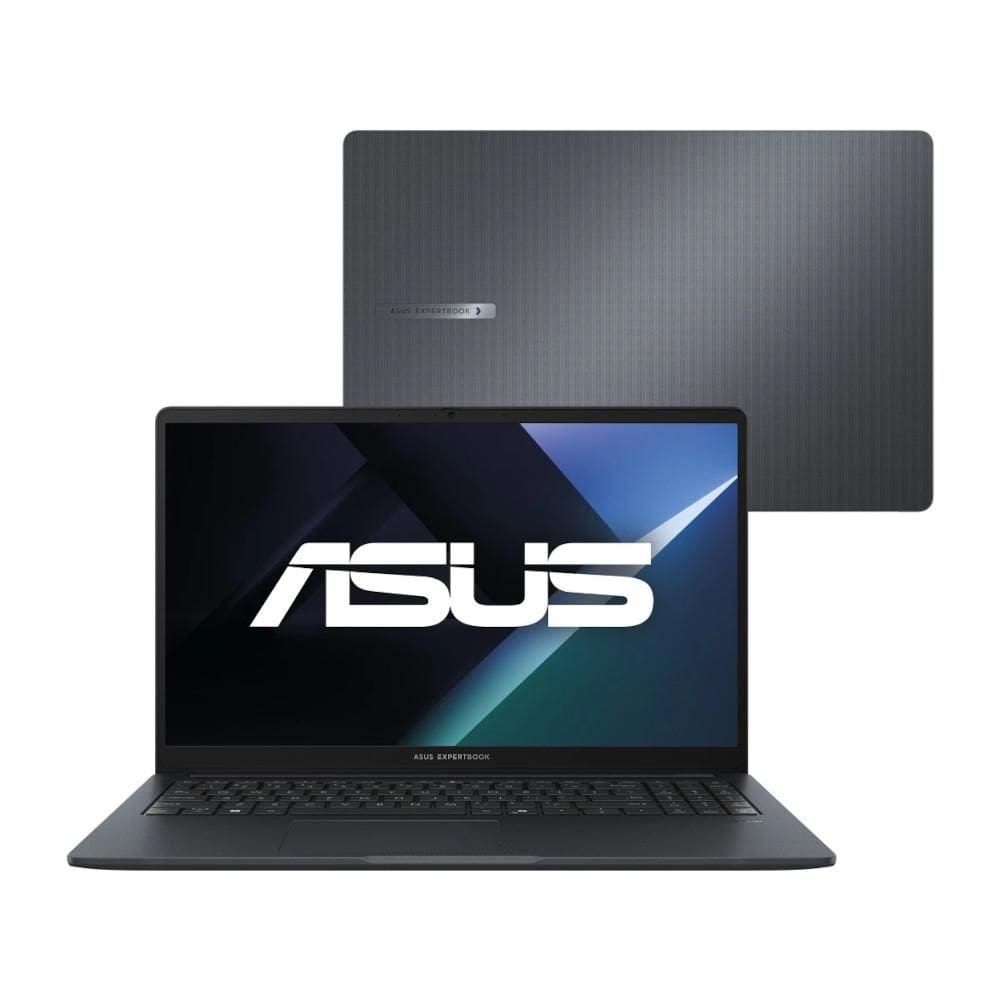 Notebook 15.6” Asus Expertbook B1 Intel Core i3-1315U, Memória 8GB, 512 GB SSD NVMe, Windows 11 Pro, 90NX0901-M00040 ASUS