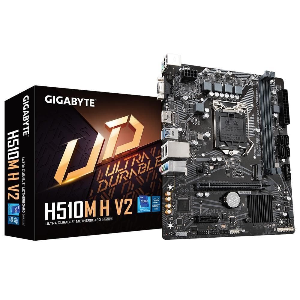 Placa Mãe Gigabyte H510M H V2, Intel LGA1200, DDR4 GIGABYTE