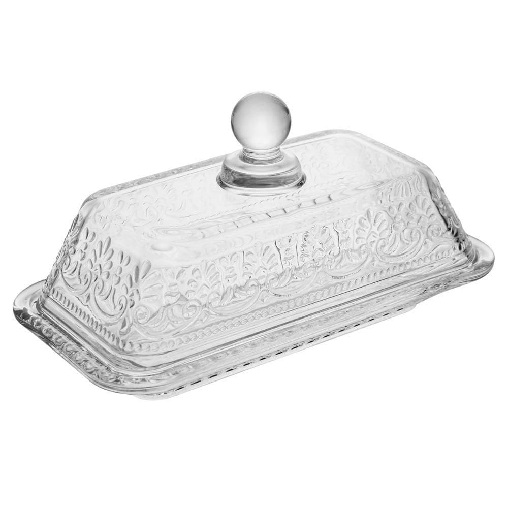 Manteigueira Mauve 17cm x 9cm Cristal - Wolff