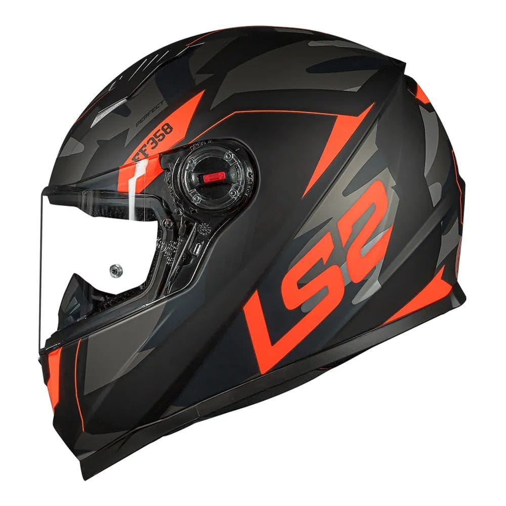 Capacete LS2 FF358 Tank Camo Matte Black / Orange (58)