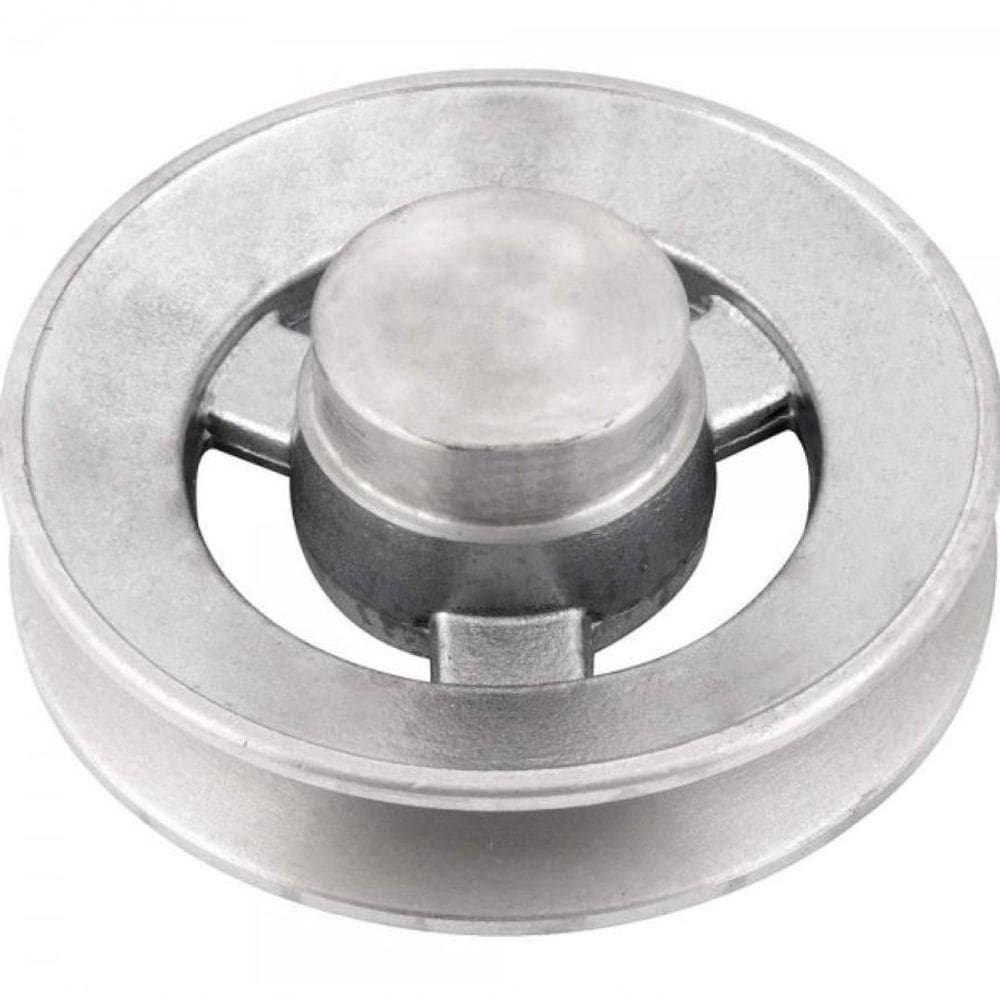 Polia Alumínio 110mm 1 Canal Perfil B - Vonder