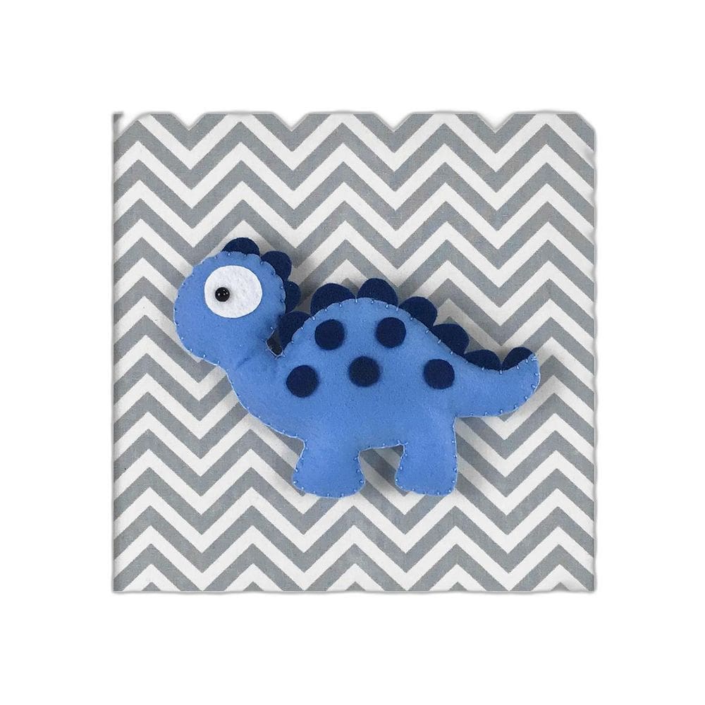 Quadro Decorativo Dino Estegossauro Quarto Bebê Infantil