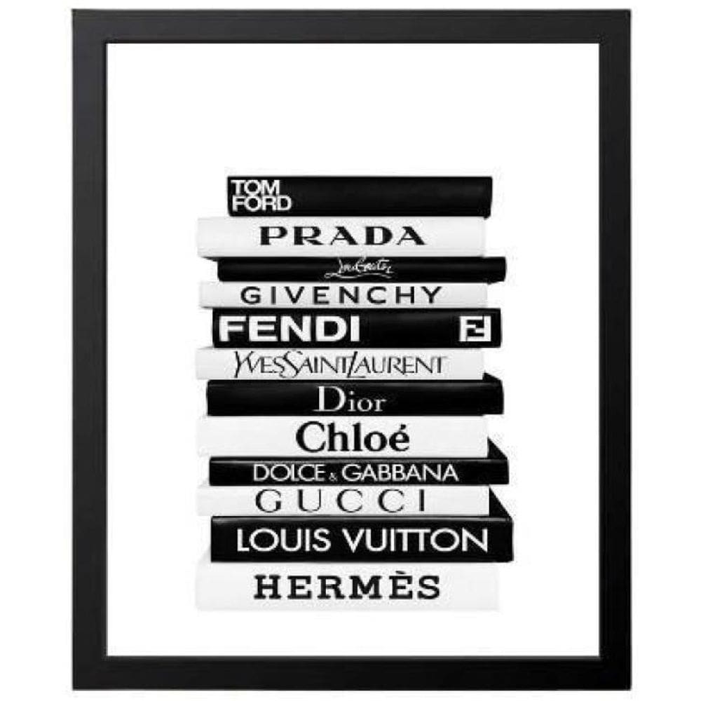 Quadro Livros Da Moda Fashion