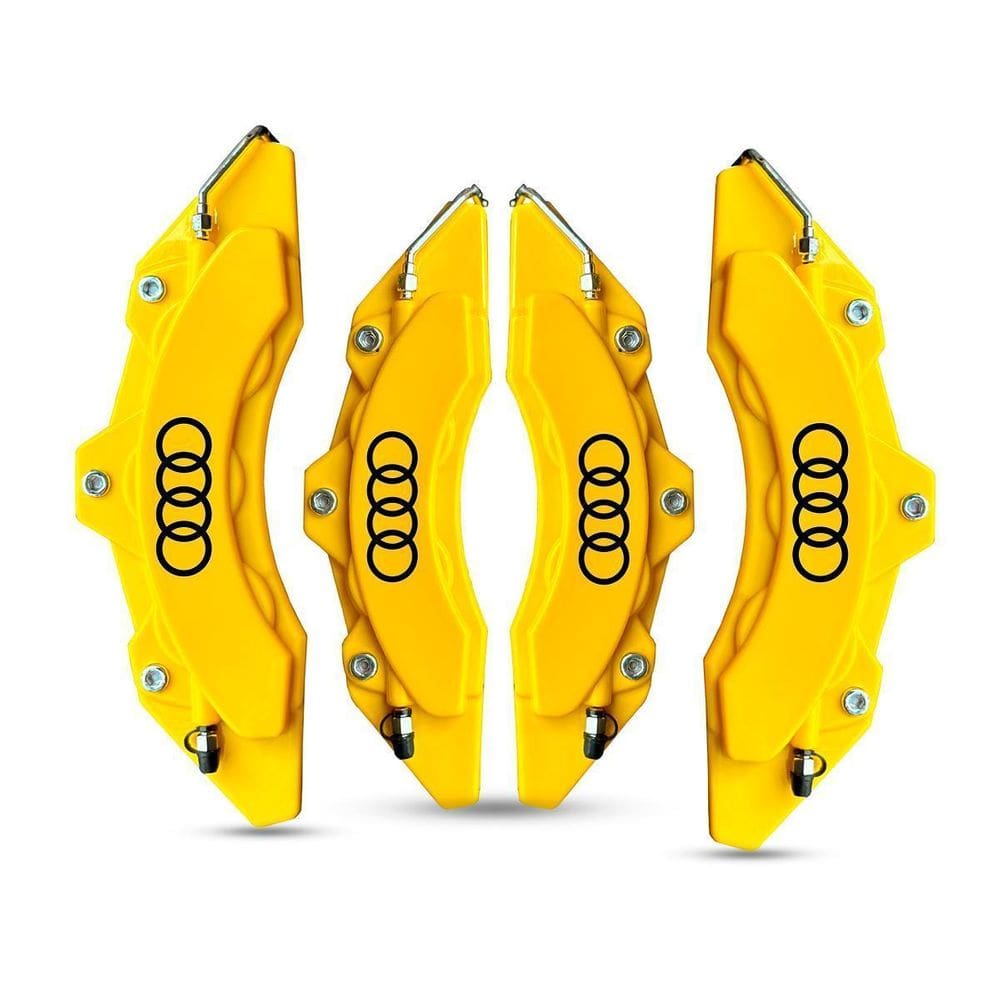 Jogo Universal Capa De Pinça Amarela Audi Acompanha Cola