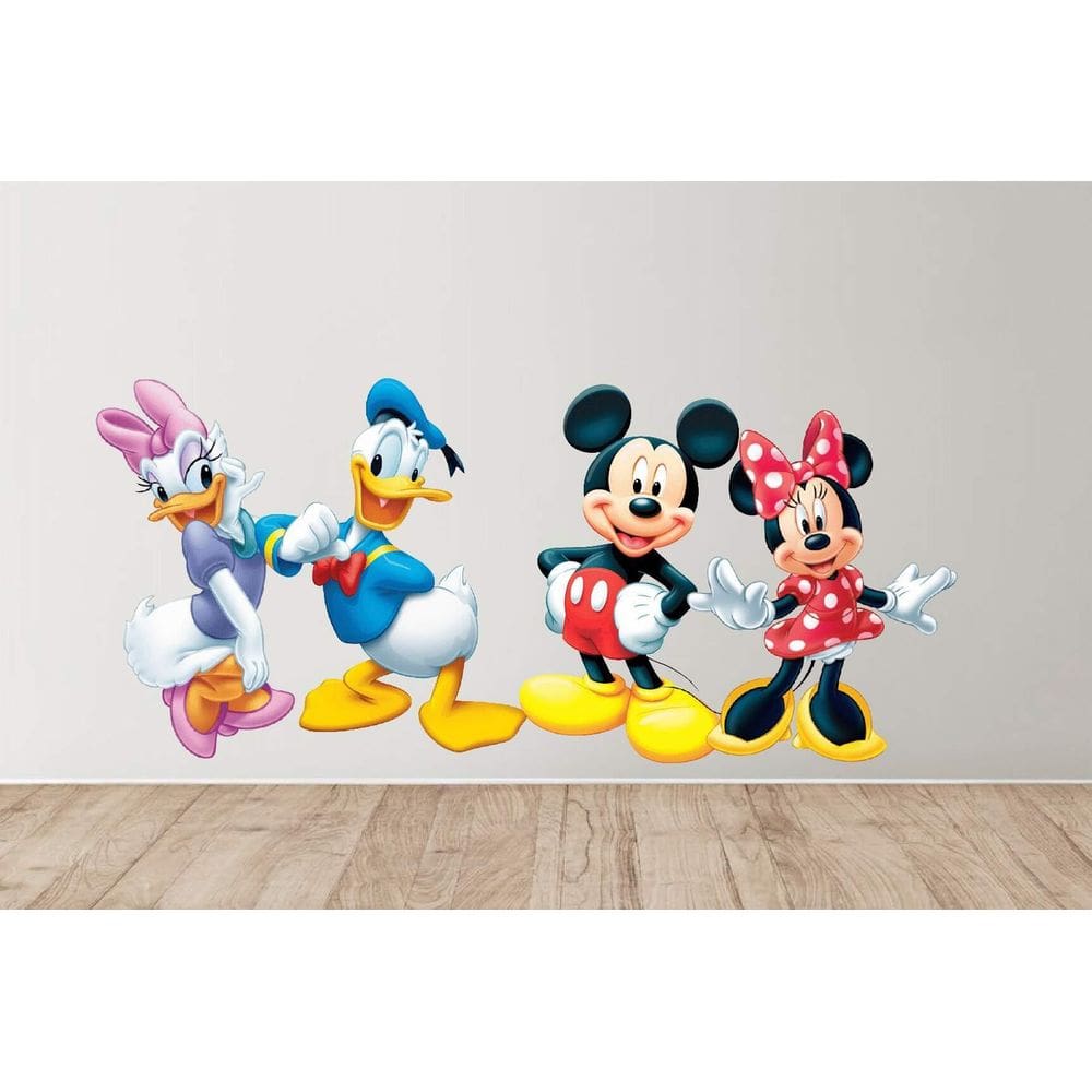 Adesivo De Parede Amigos Do Mickey