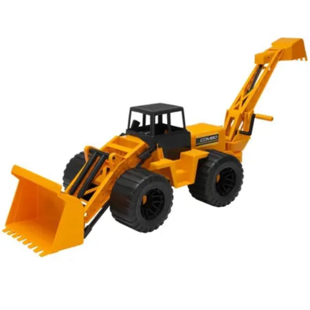 Trator Agrícola Educativo Infantil Luzes E Reboque Meninos E