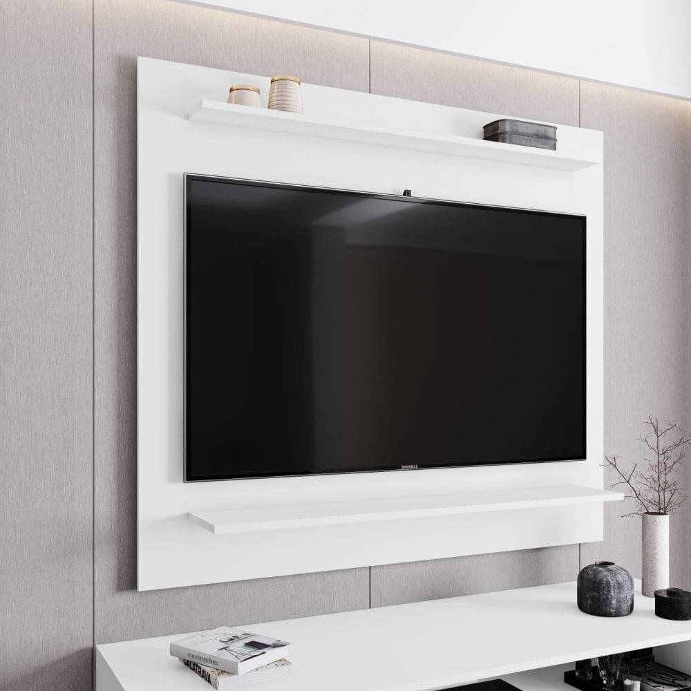 Painel para TV de até 50 Polegadas Tessa Branco Maderatto Móveis