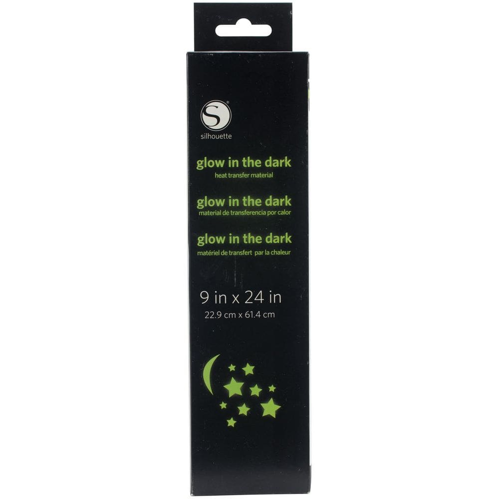 Material de transferência de calor Silhouette America 9x24cm Glow In The Dark