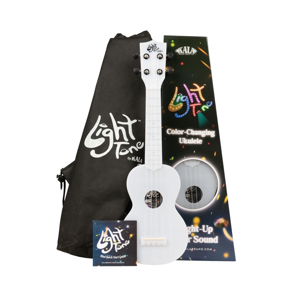 Soprano iluminado com mudança de cor Ukulele Kala Light Tone™ com 10 modos