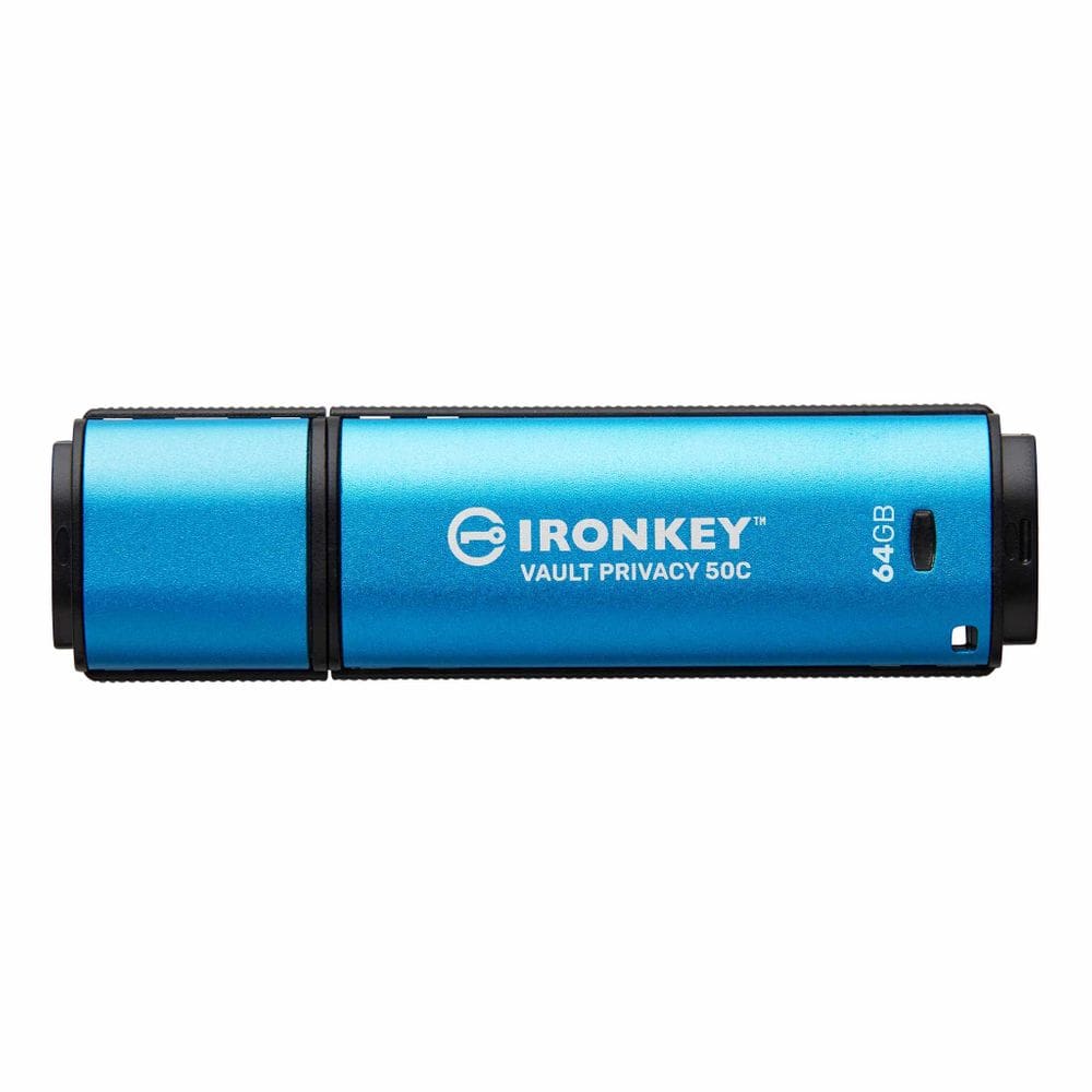 Unidade flash Kingston Ironkey Vault Privacy 50 USB-C 64GB