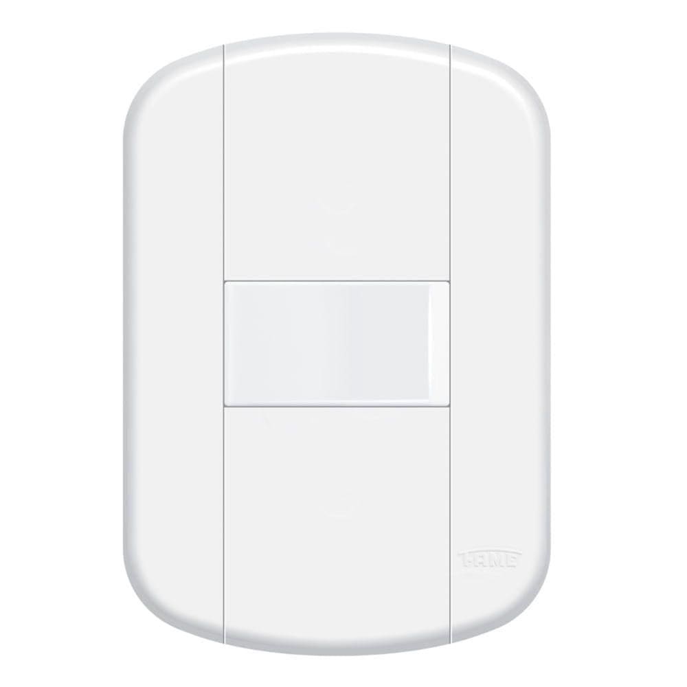 Interruptor com Placa 4x2 Fame Simples 16 Ampères Blanc 111.3906.4 Fame Conjunto Interruptor Sim
